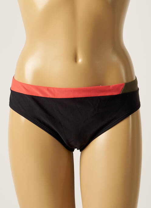 Bas de maillot de bain tissage satiné culotte noir BESTFORM femme