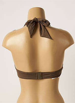 Haut de maillot de bain stretch haut soutien-gorge moulé vert AUBADE femme