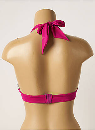 Haut de maillot de bain stretch haut soutien-gorge moulé rose AUBADE femme