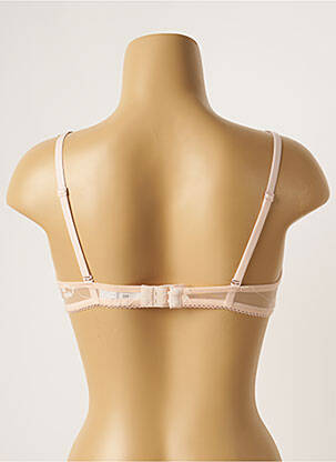 Soutien-gorge effet matière satinée haut triangles rose SIMONE PERELE femme
