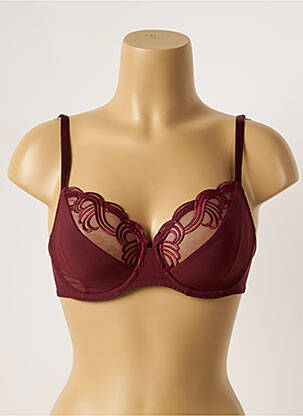 Soutien-gorge broderie haut soutien-gorge emboitant violet SIMONE PERELE femme