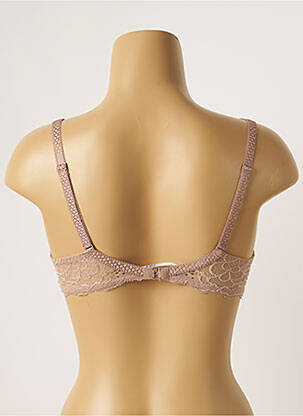 Soutien-gorge tissage dentelle haut soutien-gorge moulé rose SIMONE PERELE femme
