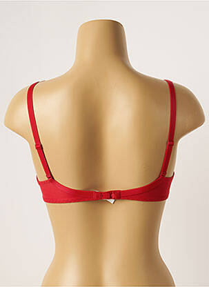 Soutien-gorge effet matière satinée haut soutien-gorge moulé rouge SIMONE PERELE femme