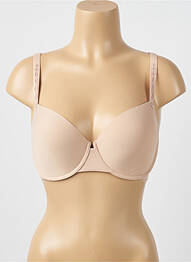 Soutien-gorge effet matière satinée haut soutien-gorge moulé chair SIMONE PERELE femme