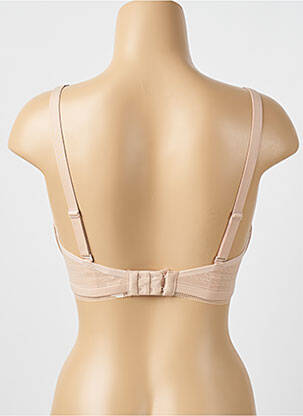 Soutien-gorge effet matière satinée haut soutien-gorge moulé chair SIMONE PERELE femme