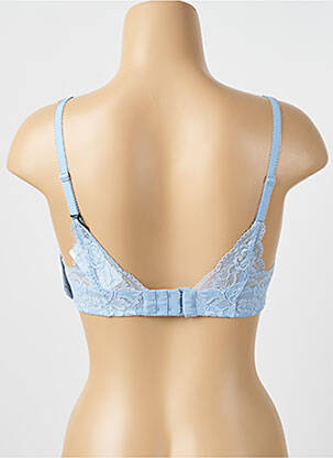 Soutien-gorge effet matière satinée haut soutien-gorge moulé bleu AUBADE femme