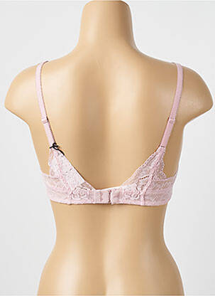 Soutien-gorge effet matière satinée haut soutien-gorge moulé rose AUBADE femme