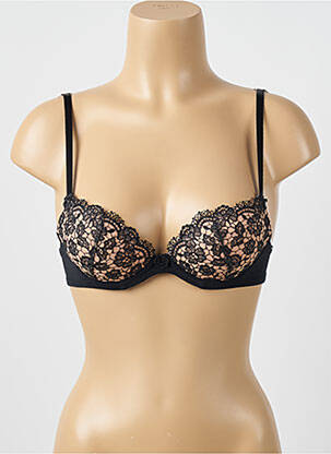 Soutien-gorge effet matière satinée haut soutien-gorge push-up noir AUBADE femme
