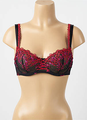 Soutien-gorge effet matière satinée haut soutien-gorge emboitant noir AUBADE femme
