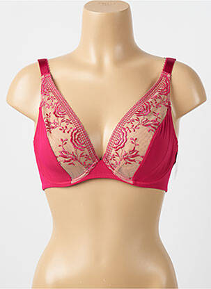 Soutien-gorge effet matière satinée haut soutien-gorge emboitant rose AUBADE femme
