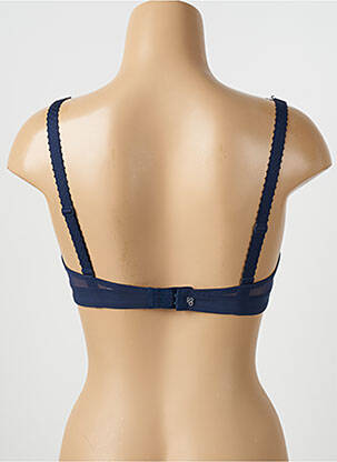 Soutien-gorge effet matière satinée haut soutien-gorge moulé bleu SIMONE PERELE femme