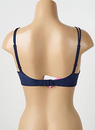 Soutien-gorge effet matière satinée haut soutien-gorge moulé bleu SIMONE PERELE femme