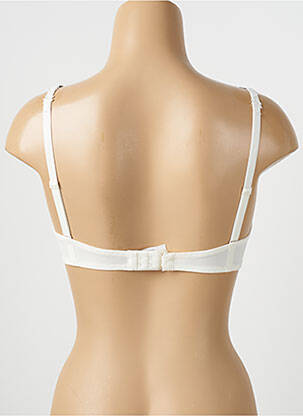 Soutien-gorge effet matière satinée haut soutien-gorge emboitant blanc SIMONE PERELE femme