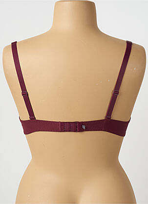 Soutien-gorge effet matière satinée haut soutien-gorge moulé rouge SIMONE PERELE femme