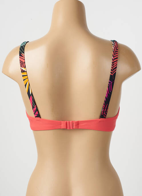 Haut de maillot de bain stretch haut soutien-gorge emboitant orange BESTFORM femme