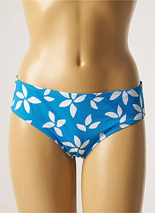 Bas de maillot de bain imprimé fantaisie culotte bleu AUBADE femme