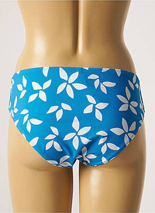 Bas de maillot de bain imprimé fantaisie culotte bleu AUBADE femme