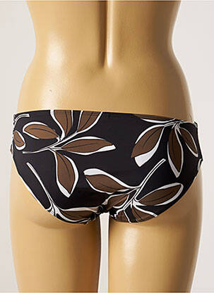 Bas de maillot de bain imprimé fantaisie culotte noir AUBADE femme