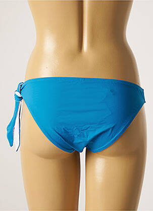 Bas de maillot de bain effet matière satinée culotte bleu AUBADE femme
