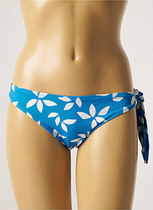 Bas de maillot de bain imprimé fantaisie culotte bleu AUBADE femme