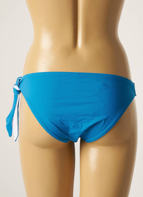 Bas de maillot de bain effet matière satinée culotte bleu AUBADE femme