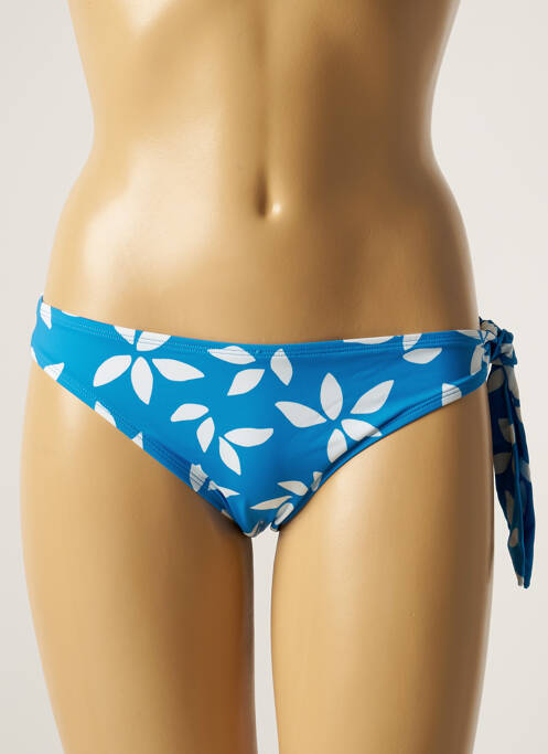 Bas de maillot de bain imprimé fantaisie culotte bleu AUBADE femme
