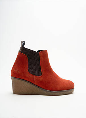 Bottines/Boots orange COTEMER pour femme