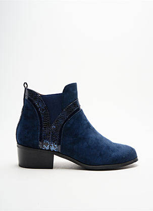 Bottines/Boots bleu EMILIE KARSTON pour femme