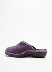 Chaussons/Pantoufles violet SEMELFLEX pour femme seconde vue