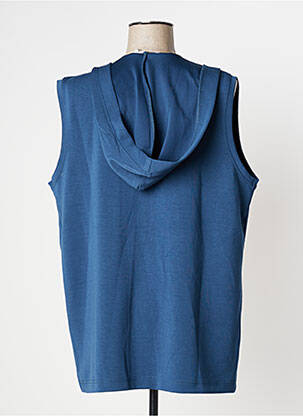 Gilet sans manche poches bleu ÉTYMOLOGIE femme