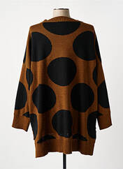 Pull tunique marron L'ATELIER D'ANNA pour femme seconde vue