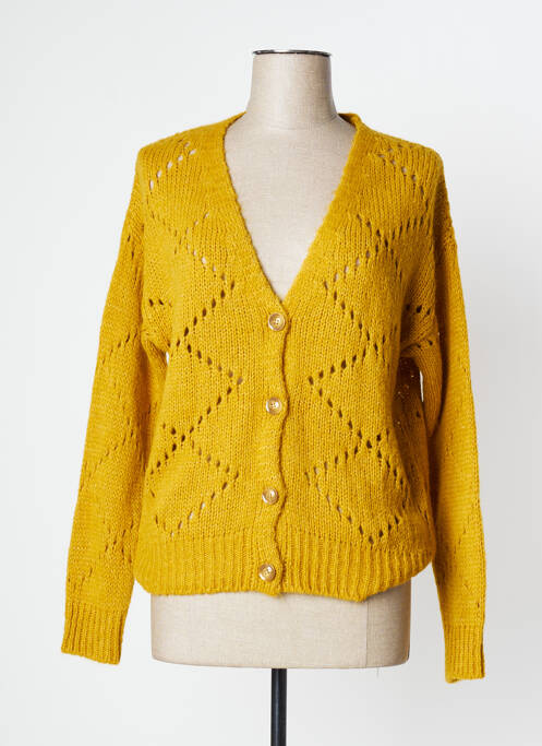 Gilet manches longues jaune ÉTYMOLOGIE pour femme