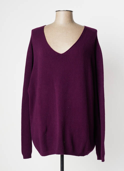 Pull violet L'ATELIER D'ANNA pour femme