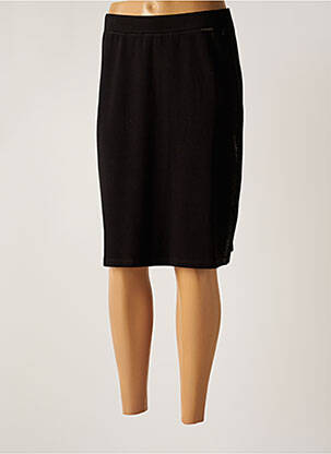 Jupe mi-longue taille normale noir AGATHE & LOUISE femme