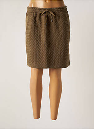 Jupe mi-longue taille normale vert ÉTYMOLOGIE femme