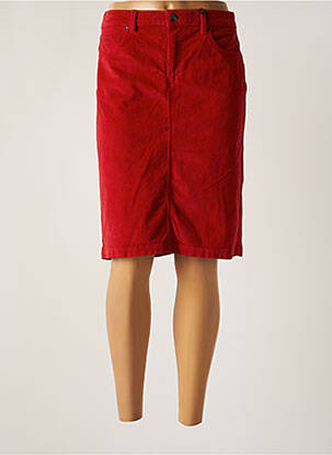 Jupe mi-longue rouge IMPACT pour femme