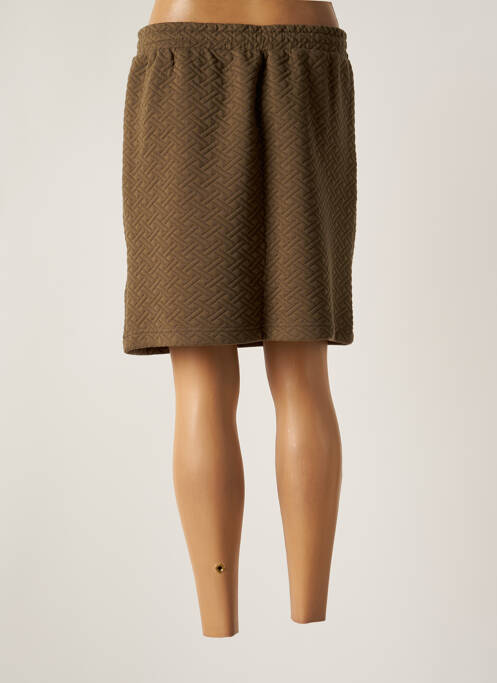 Jupe mi-longue taille normale vert ÉTYMOLOGIE femme
