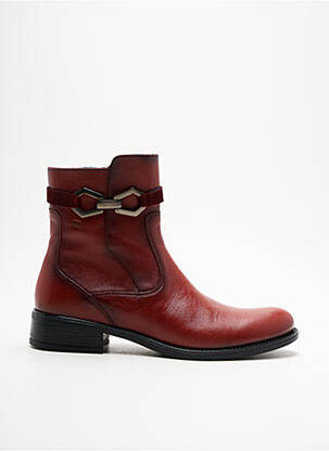 Bottines/Boots rouge DORKING pour femme