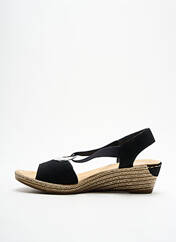 Sandales/Nu pieds noir RIEKER pour femme seconde vue