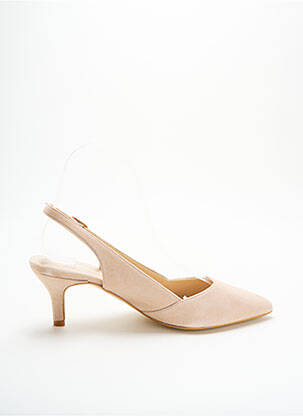 Sandales/nu pieds type de semelle amortissante talon de 4 à 6cm rose ANDY BY SEMER femme