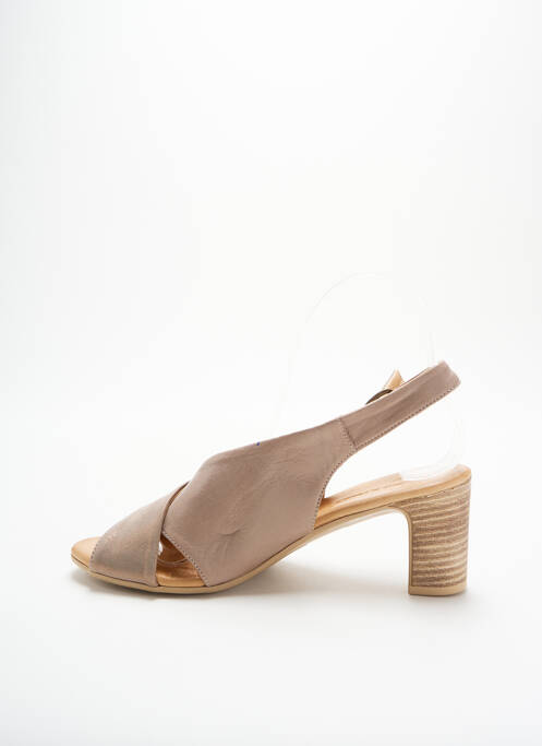 Sandales/Nu pieds beige LUNE & L'AUTRE pour femme