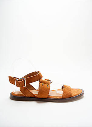 Sandales/Nu pieds orange ALPE pour femme