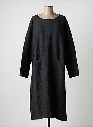Robe longue manches longues gris KOKOMARINA femme