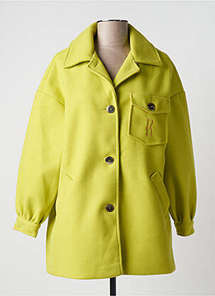 Manteau court vert LES BLONDINETTES pour femme