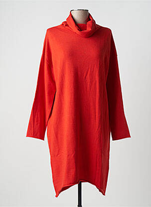 Robe pull orange KOKOMARINA pour femme