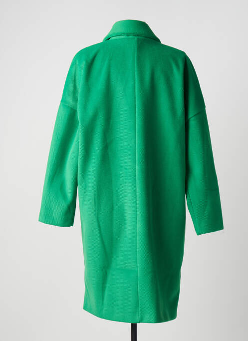 Manteau long vert LES BLONDINETTES pour femme