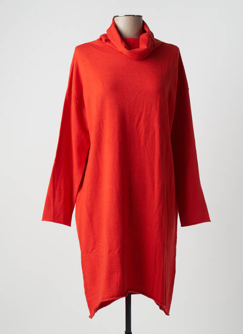 Robe pull orange KOKOMARINA pour femme