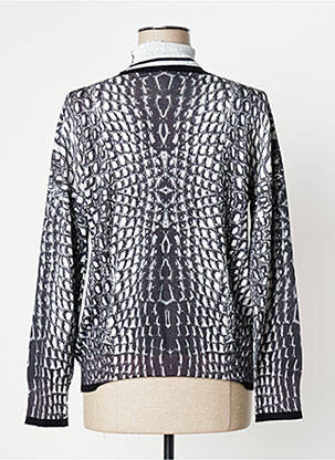 Pull col roulé stretch manches longues gris JEI'S BY LETIZIA DENARO femme