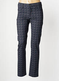 Pantalon slim stretch taille normale bleu WALTRON femme