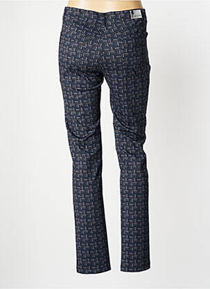 Pantalon slim stretch taille normale bleu WALTRON femme